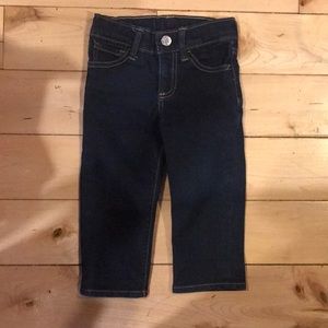 Straight leg baby girl jeans